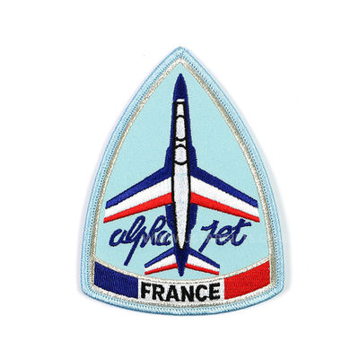 China Custom Felt Adhesive Embroidered Patches For Clothes Plastic Backing Or As Per Request supplier