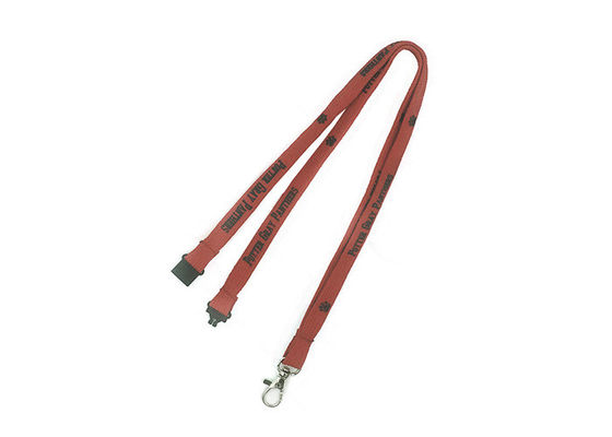 China Custom Logo Custom Safety Lanyards , 920x15mm Cool Id Badge Lanyards supplier