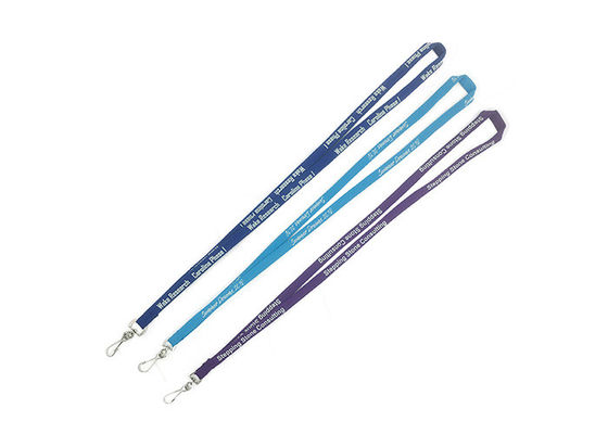 China Polyester Breakaway Custom Tubular Lanyards 920x15mm With Id Card Holder supplier