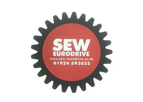 China Fashion Soft Soft PVC Coasters Placemat Decoration 10*10cm Or Customized Size supplier