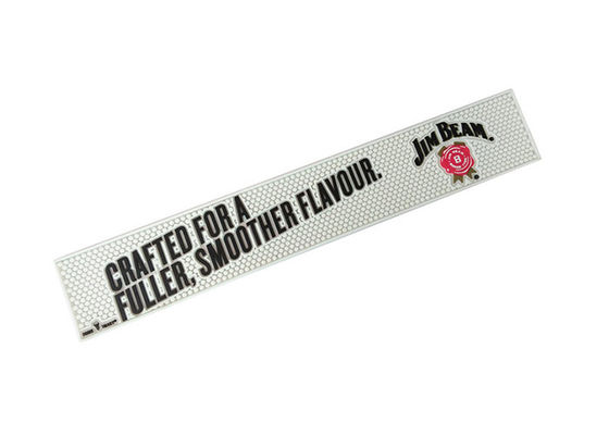 China Black And White Soft PVC Bar Mat Counter Pad Plastic Rubber Table Mat Pads supplier