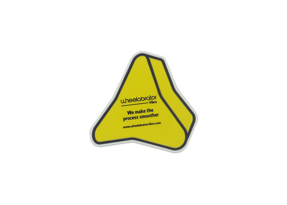 China Reusable Round Custom Soft PVC Coasters For Business Gifts 10cm Diameter supplier