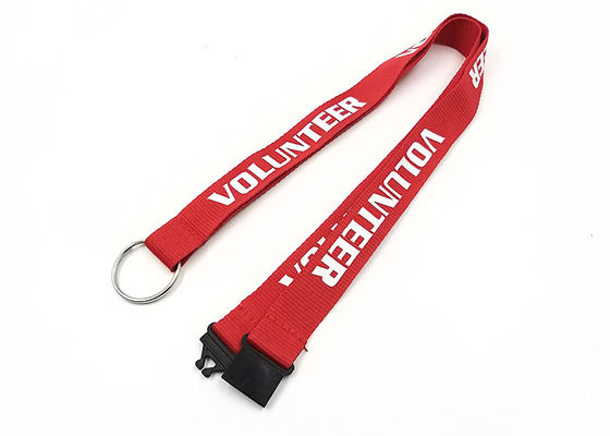 China Custom Size Custom Printed Lanyards , Polyester Custom Logo Lanyards supplier