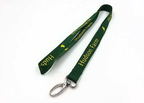 China Customized Advertising Imprint Polyester Lanyards Custom Logo For ID Badge supplier