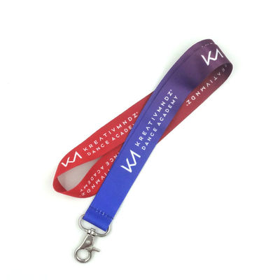 Free Design Artwork Dye Sublimated Lanyards For Camping Trade Show Exhibition Event supplier