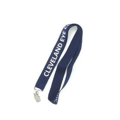 SilkScreen Printing Plain Imprint Polyester Lanyards With Logo Custom supplier