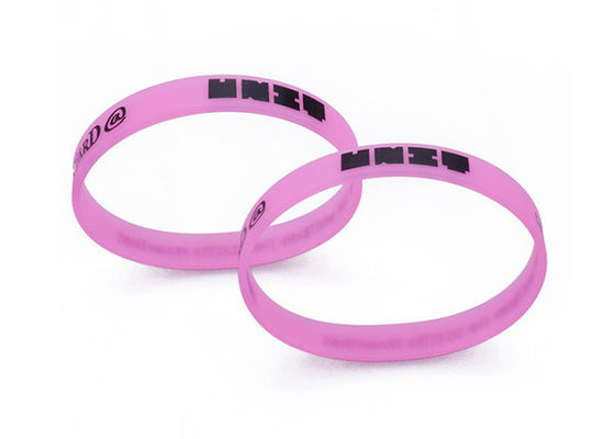 Buy custom glow in the dark silicone wristband with green/blue/red light supplier