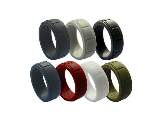 Non Corrosiveness Silicone Awareness Bracelets 68x12x2mm Low Cadmium supplier