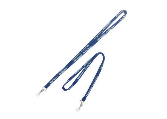 Polyester Breakaway Custom Tubular Lanyards 920x15mm With Id Card Holder supplier