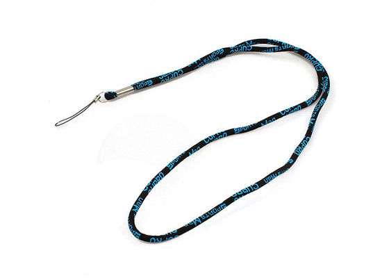 Nylon Cord Necklace Black For Camera Cell Phone Key Ring Holder Mobile Phone Lanyard supplier