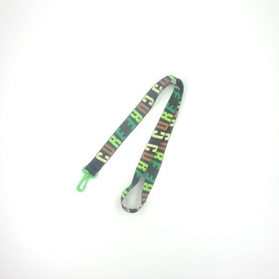 Personalized Advertising Dye Sub Lanyards , Colorful Polyester Id Card Lanyard supplier