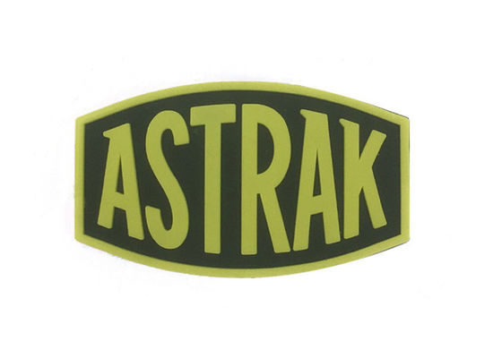 Brand Badges Soft PVC Patches Customized Shape For Clothing Hat Backpack supplier