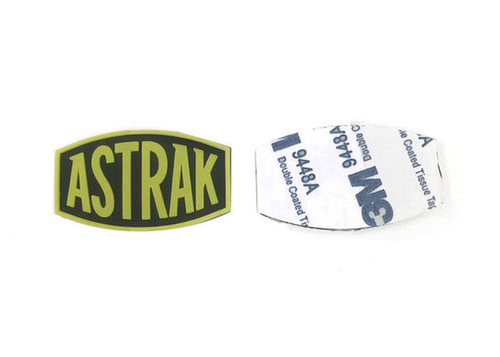 Brand Badges Soft PVC Patches Customized Shape For Clothing Hat Backpack supplier