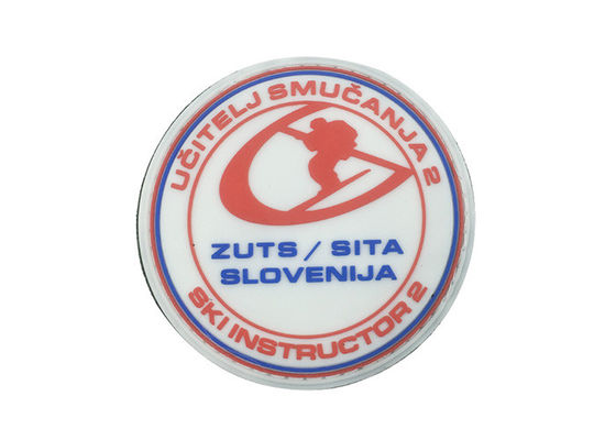 Clothing Garment Custom Soft PVC Patches Appliques Rubber Decorative supplier