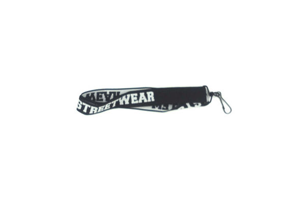 Exhibition Use Woven Neck Lanyards Mobile Phone Pouch Lanyard With Logo Custom supplier