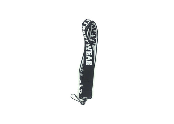 Exhibition Use Woven Neck Lanyards Mobile Phone Pouch Lanyard With Logo Custom supplier