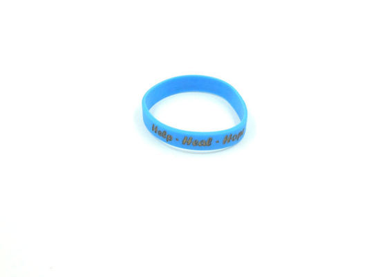 Unisex Printing Sports Custom Made Silicone Bracelets Fashion Colour Creative Design supplier