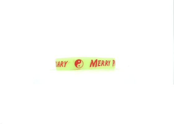 Custom Sports Silicone Wristbands 210mmx17mmx2mm Waterproof And Sweat Proof supplier