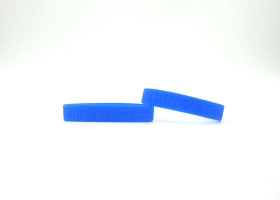 No Color Logo Sports Silicone Wristbands 200mmx17mmx2mm Comfortable For Wearing supplier