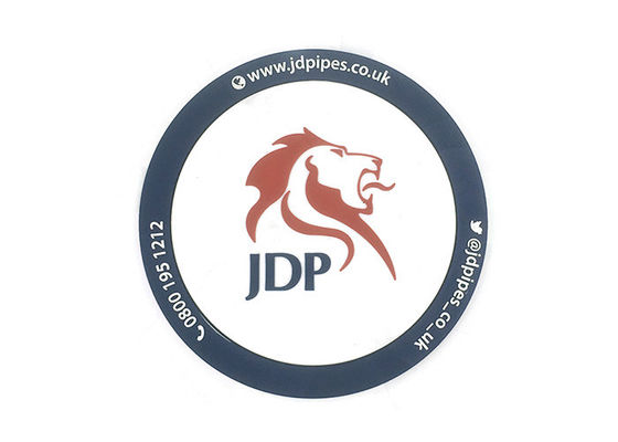 Bar Promotional Pvc Coasters Round Or Customized Shape CMYK Color For Decoration supplier