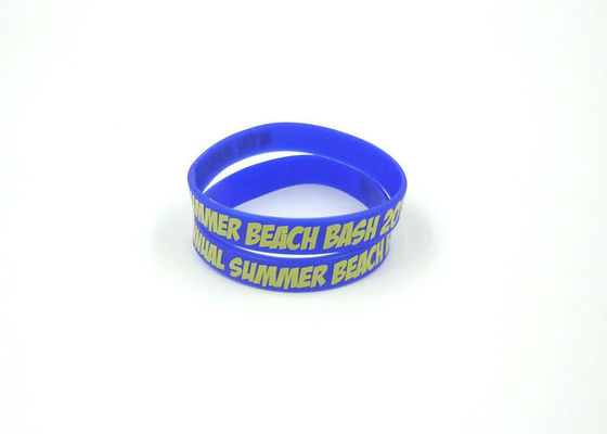 Festival Gift Custom Personalized Silicone Bracelets Portable Non - Irritating supplier