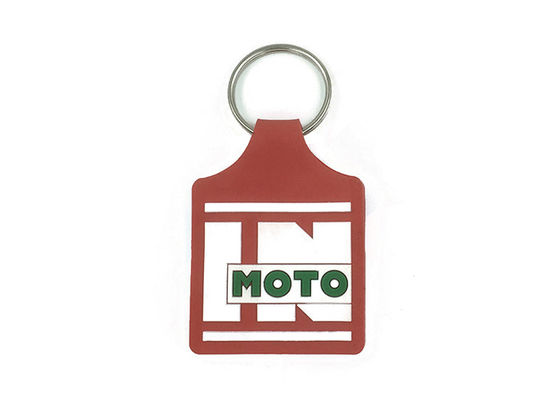 Men Bag Custom Made Keychains , Customized Shape Durable Soft Pvc Keyrings supplier