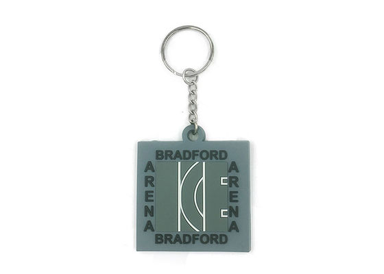 Rubber Keychains Custom For Advertising , Custom pvc Keychains 3D Design supplier