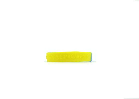 Eco Friendly Cool Silicone Bracelets , Segmented Embossed Silicone Wristbands supplier
