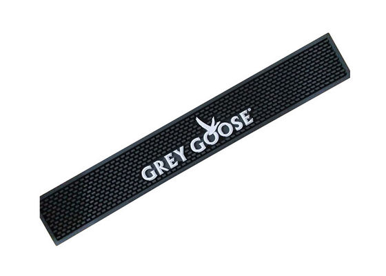 Black And White Soft PVC Bar Mat Counter Pad Plastic Rubber Table Mat Pads supplier