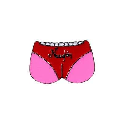 Cartoon Enamel Lapel Badges , Nickel Plating Customized Size Enamel Hat Pins supplier