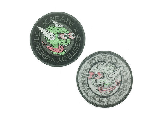 Merrowed Border Personalised Embroidered Patches DIY Apparel Accessories supplier