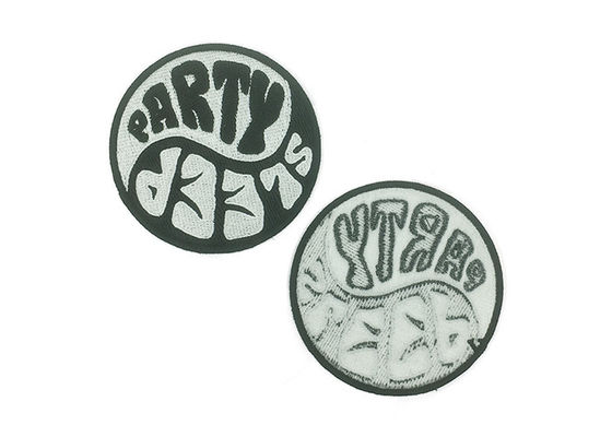 Merrowed Border Personalised Embroidered Patches DIY Apparel Accessories supplier