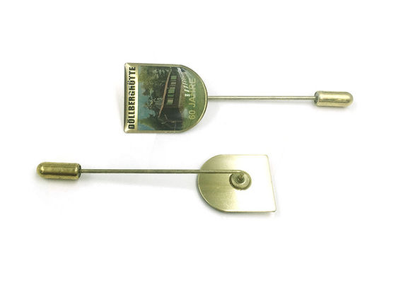 Luxury Metal Enamel Lapel Pins Gifts Customized Size / Color For Women Men supplier