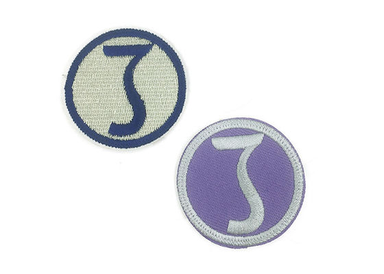 Sewing On Adhesive Embroidered Patches Twill Material For Clothing Dresses supplier