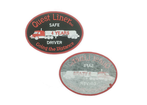 Sewing On Adhesive Embroidered Patches Twill Material For Clothing Dresses supplier