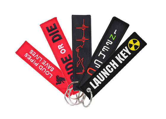 Key Chain Flight Adhesive Embroidered Patches Aviation Gifts Label Badges supplier