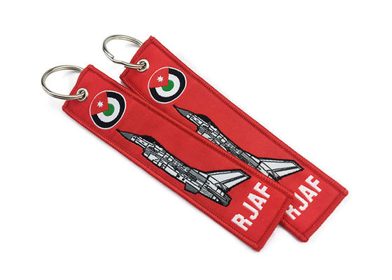 Key Chain Flight Adhesive Embroidered Patches Aviation Gifts Label Badges supplier