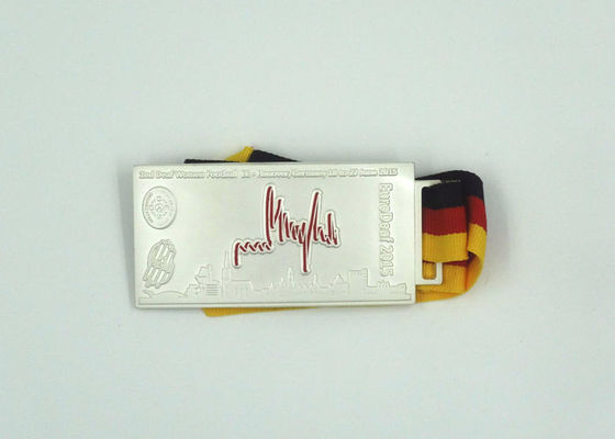 Promotional Sport Soft Enamel Custom Engraved Medals In 90mmx45mmx5mm supplier