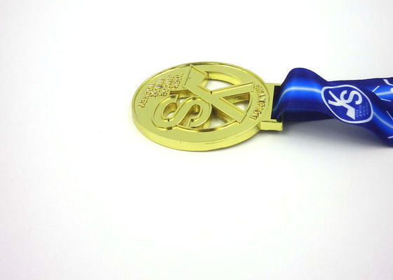 Hollow Shiny Blanks Custom Award Medals 75mm Diameter With Logo Custom supplier