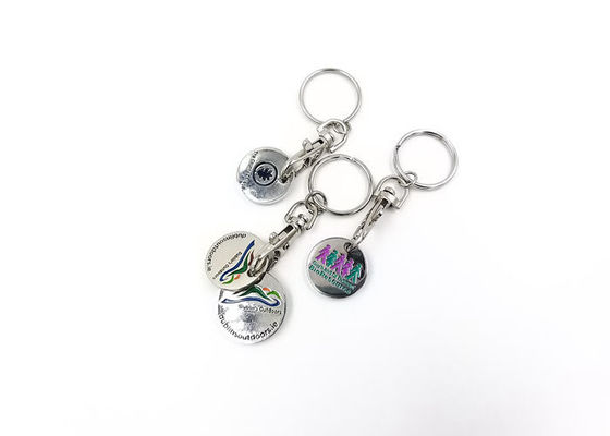 Promotion Gifts Custom Metal Keyrings , 2D Or 3D Effect Personalised Metal Keyrings supplier
