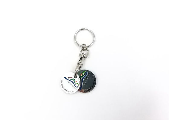 Promotion Gifts Custom Metal Keyrings , 2D Or 3D Effect Personalised Metal Keyrings supplier