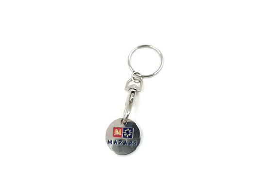 Double Side Personalized Metal Keychains Eco - Friendly Material Fashion And Durable supplier