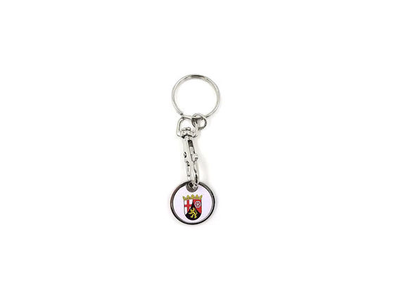 Coloring Logo Personalized Metal Keychains 2D Or 3D Effect For Supermarket supplier