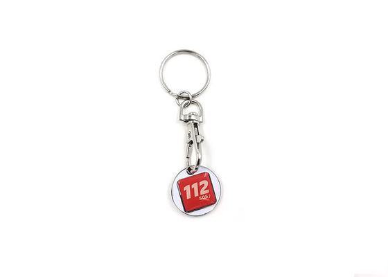 Coloring Logo Personalized Metal Keychains 2D Or 3D Effect For Supermarket supplier