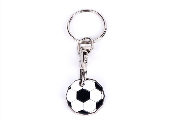 Zinc Alloy Personalized Metal Keychains 20mm Diameter 2mm Thickness supplier