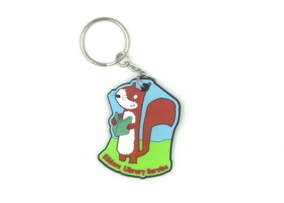Custom Promotion Gift Soft PVC Keychains 2mm Thickness Or Customized Size supplier