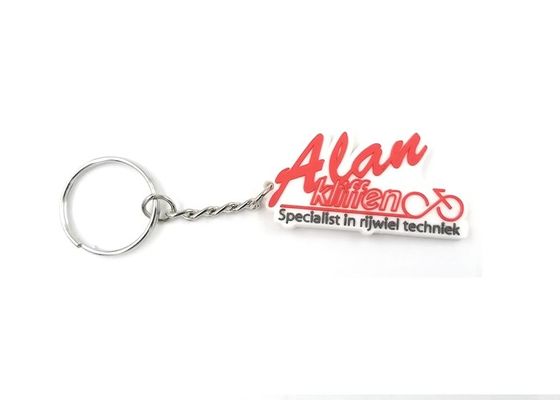 2D 3D PVC Colorful Custom Printed Keychains Irregular / Rectangle Shape With Logo Custom supplier