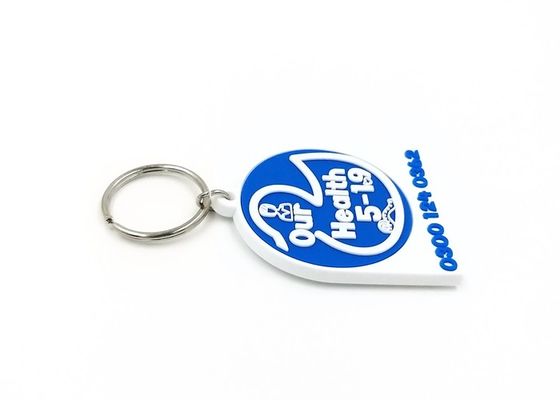Promotional Item Pvc Key Holder , Metal 2D Anime Pvc Keychain Non - Toxic supplier