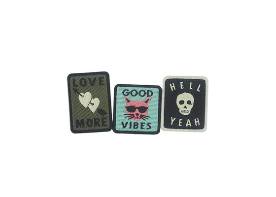 Cartoon Embroidered Logo Patches , Colorful Fashion Embroidered Patches supplier