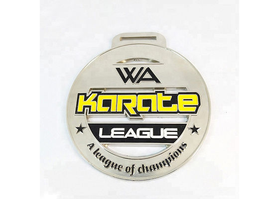Customized Logo Custom Award Medals / Zinc Alloy Soft Enamel Copper Medal supplier